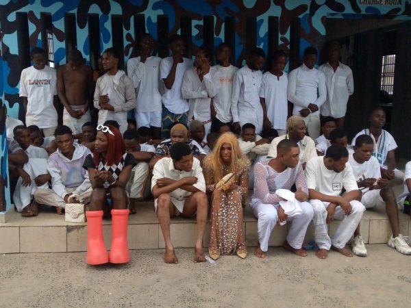Video of Over 100 Suspected Homos3xuals Arrested While Attending Gay Wedding In Delta State