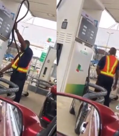 Motorist calls out fuel attendants in Port Harcourt for allegedly scamming their customers