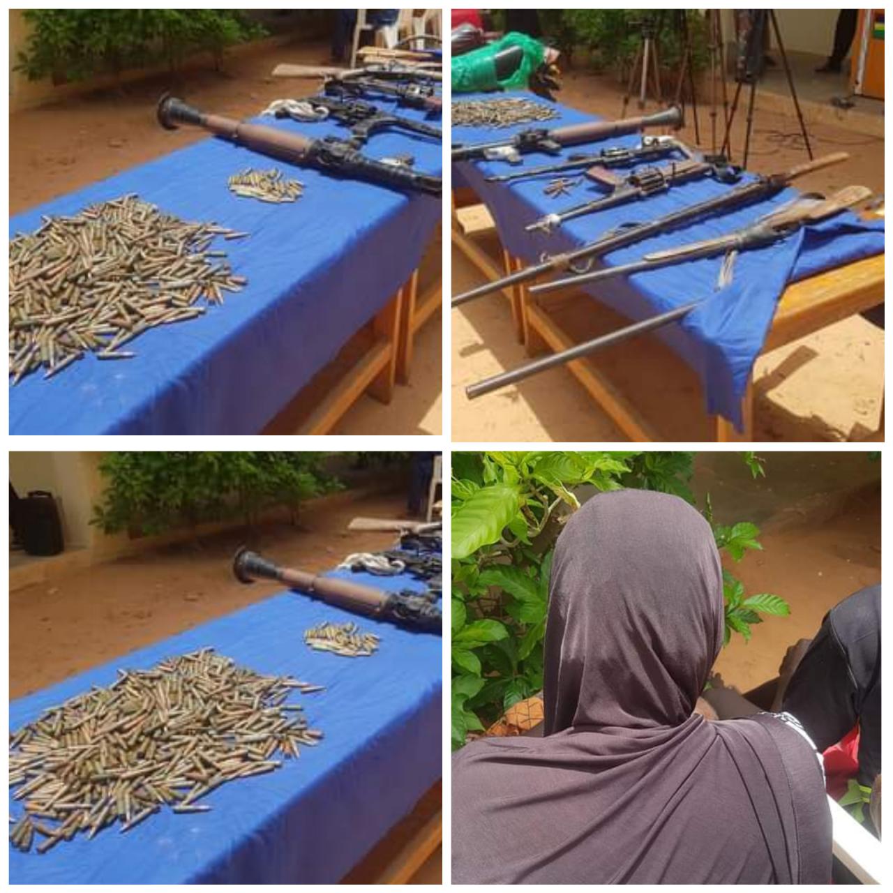 Police recover rocket launcher from bandits, arrest woman with 566 rounds of live ammunition in Kebbi