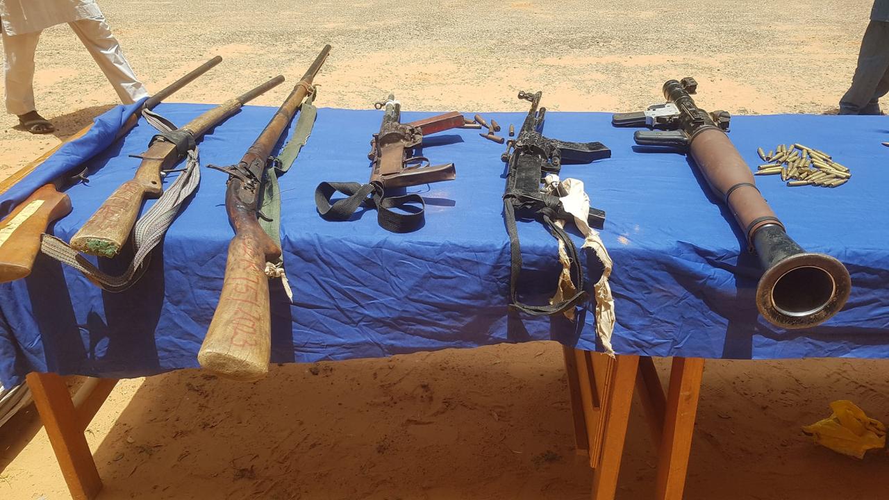 Police recover rocket launcher from bandits, arrest woman with 566 rounds of live ammunition in Kebbi