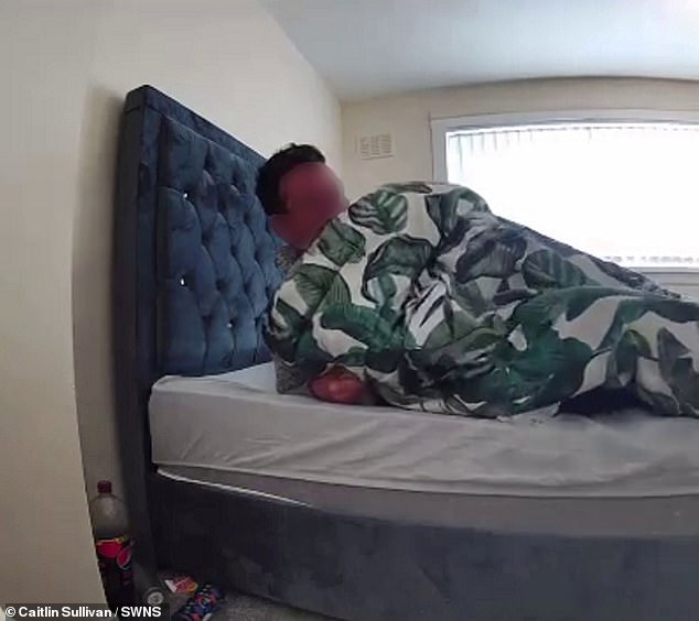 Bedroom camera catches stranger breaking into a woman’s home and going to sleep in her bed