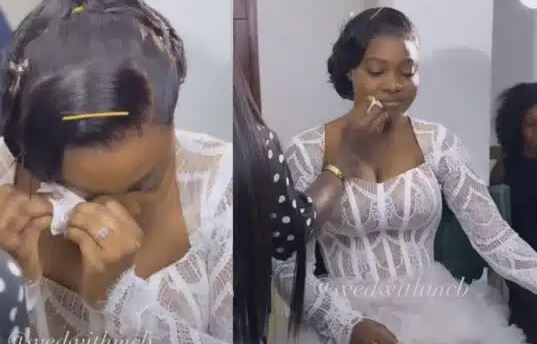 Bride Breaks Down In Tears As Her Parents Tells Her Not To Wear Makeup At Her Wedding Ceremony