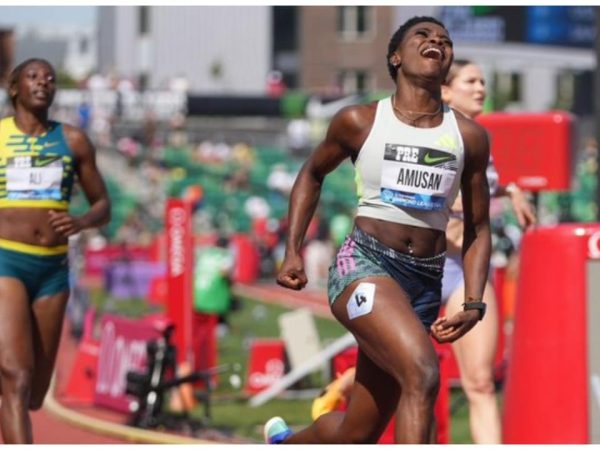 Tobi Amusan makes history as she wins third consecutive Diamond League title