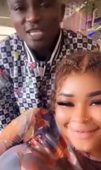 Late Alaafin Of Oyo’s Wife, Queen Dami, Shares Loved-up Video Of Herself And Portable