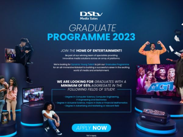 DSTV GRADUATE PROGRAMME 2023 FOR YOUNG SOUTH AFRICANS