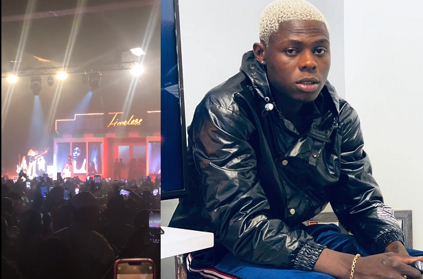 Singer Davido pays tribute to Mohbad during his show in Manchester (video)