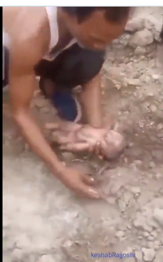 Update: New born baby dug out of the ground as over 2000 are people confirmed dead from rare Earthquake in Morocco (videos)