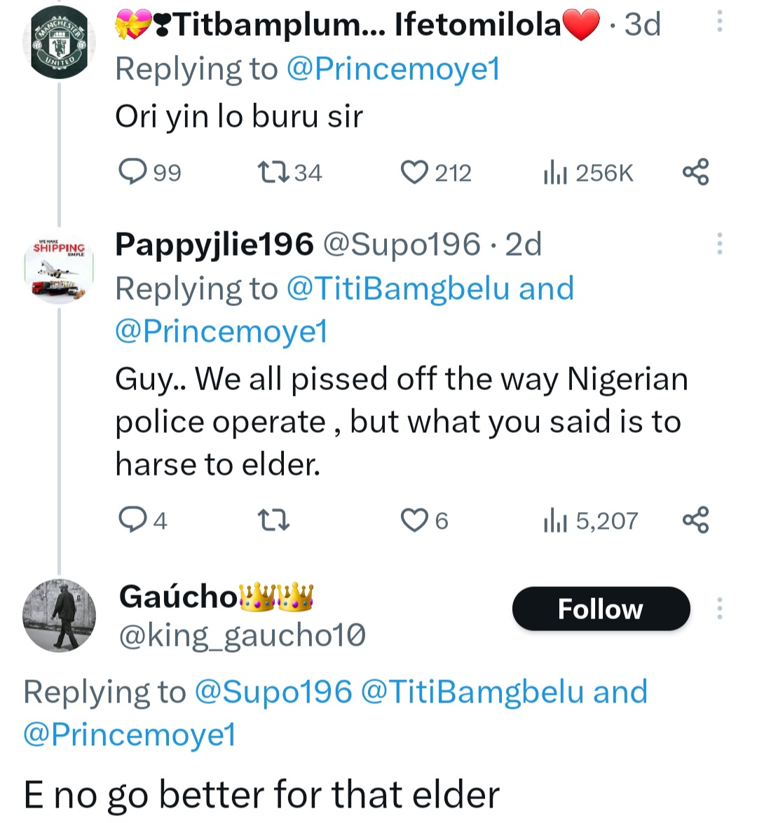 Police spokesperson, Prince Olumuyiwa Adejobi, slams rude X user