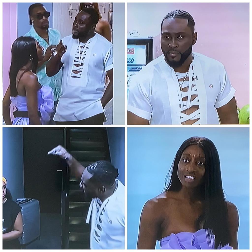 BBNaija AllStars: Pere charges at Doyin and punches the wall as they engage in a heated argument