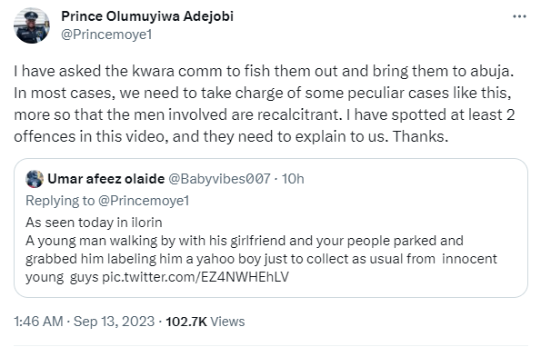 I have asked the Kwara command to fish them out and bring them to Abuja - Police spokesperson reacts to trending video of officers assaulting a man in Kwara