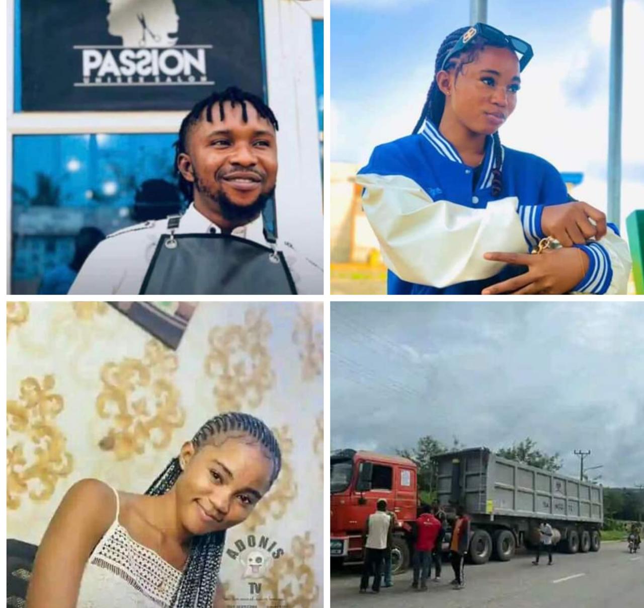 Truck crushes FUOYE student, her brother and one other to death in Ekiti