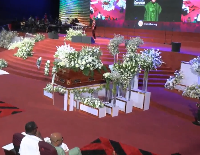Photos from the funeral ceremony of clergyman Taiwo Odukoya