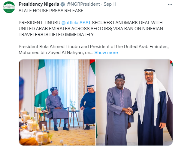 UAE official counters FG