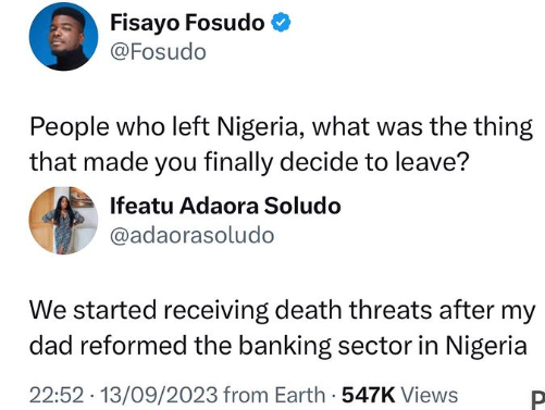 We started receiving death threats after my dad reformed the banking sector in Nigeria - Gov Soludo