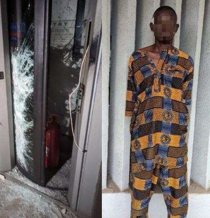 Suspect arrested for attempting to rob a bank in Lagos