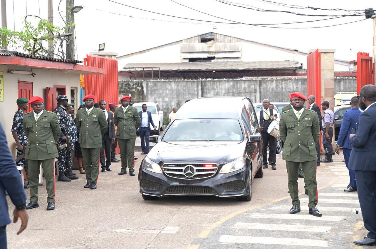Photos from the funeral ceremony of clergyman Taiwo Odukoya