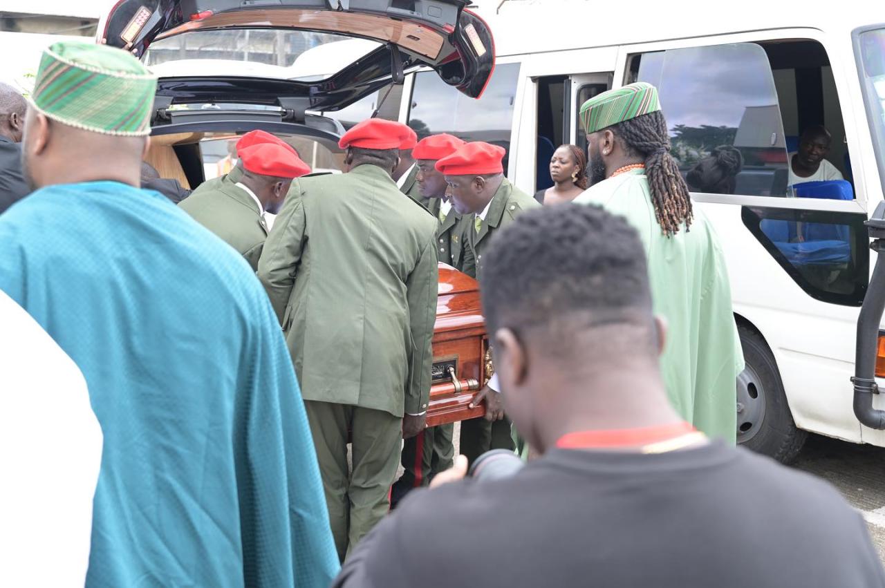 Photos from the funeral ceremony of clergyman Taiwo Odukoya
