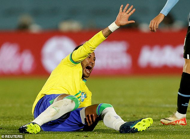 Footballer Neymar suffers a torn ACL on Brazil duty just two months after signing a £130m-a-year contract at Saudi side Al-Hilal