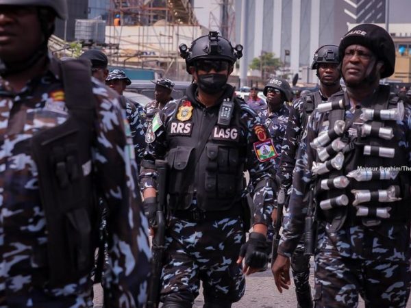 Heavy Security Presence At Lekki Tollgate For #EndSARS Memorial