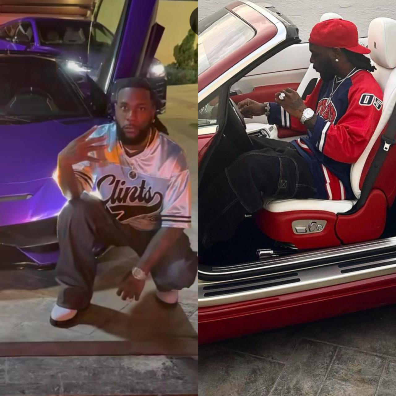‘To cut a long story short, Dey play’ – Burna boy says as he flaunts his luxury cars