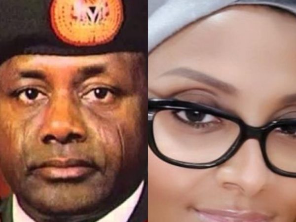 Nigerians react after Sani Abacha’s daughter tweeted “He is the best father ever. May Allah reward him”