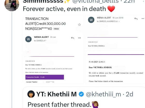 “Forever active, even in death” Woman hails her late father ‘who she still receives credit alert from’