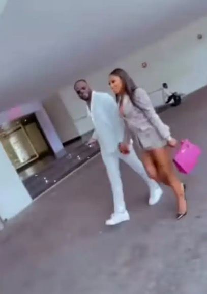 They Look Cute Together – Social Media Users React To Video Of Pere And Mercy Eke Holding Hands In Public (Video)