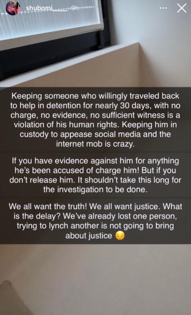 Keeping him in custody to appease social media and the internet mob is crazy - Naira Marley?s sister kicks against his continuous detention