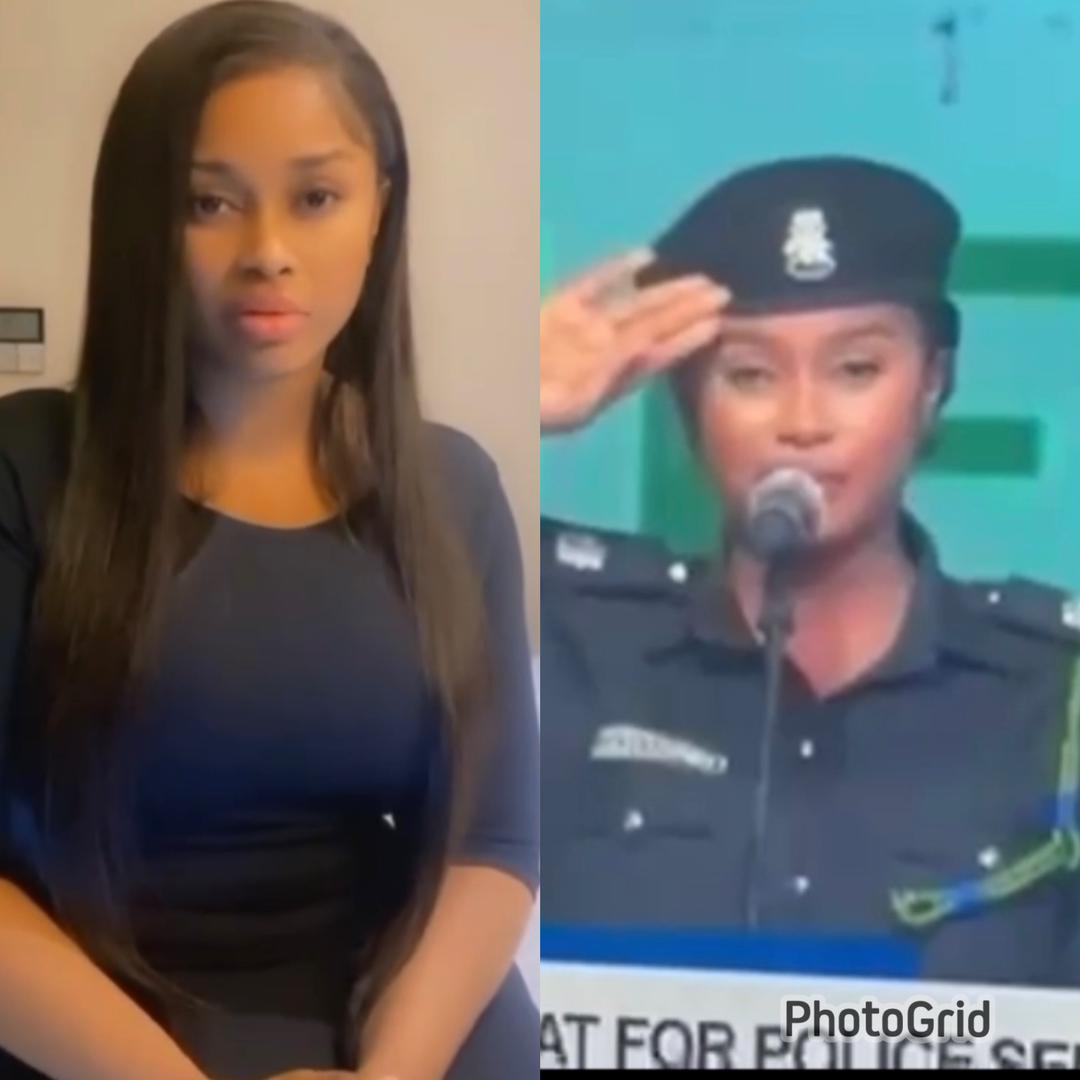 Actress/singer Descushiel, apologizes after forgetting her lyrics while singing the National Anthem at an event in Imo State (video)