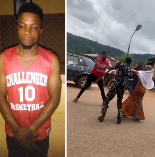 Man arrested for assaulting police officer in Ondo state (video)