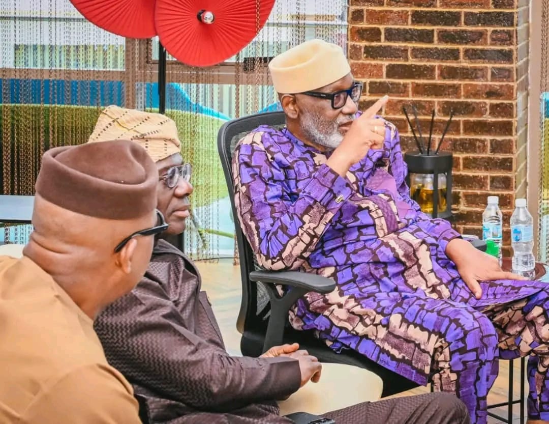 South-West governors pay visit to the Ondo State Governor, Rotimi Akeredolu, in Ibadan