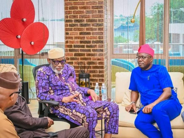South-West governors pay visit to the Ondo State Governor, Rotimi Akeredolu, in Ibadan