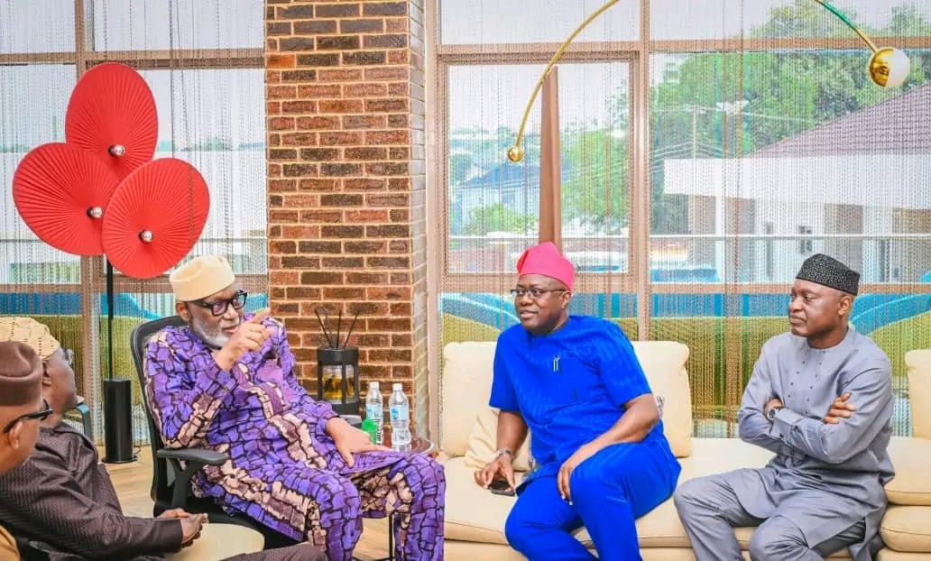 South-West governors pay visit to the Ondo State Governor, Rotimi Akeredolu, in Ibadan