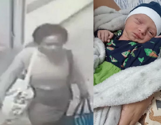Woman steals newborn baby from sleeping mum in hospital and stuffs him into a bag