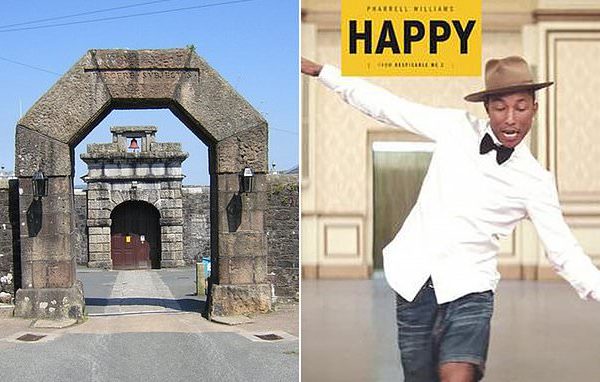 Struggling prison spends £10,000 to teach inmates how to click fingers and stamp their feet to songs like Pharrell Williams’ Happy’ to help manage their anger