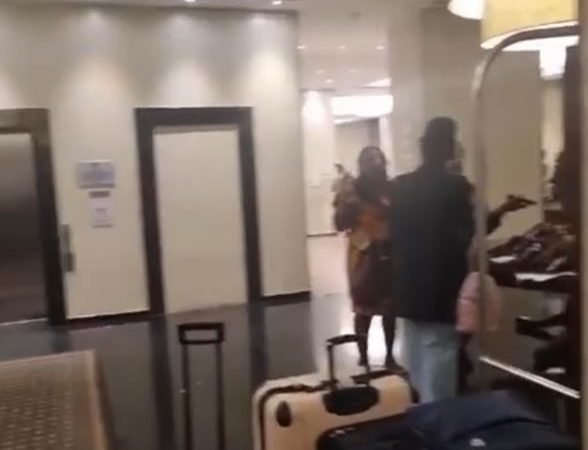 FGGC Owerri Old Girls Protest At Marriott Hotel Lobby After Hotel Management Allegedly Gave Out Their Reservations To Politicians