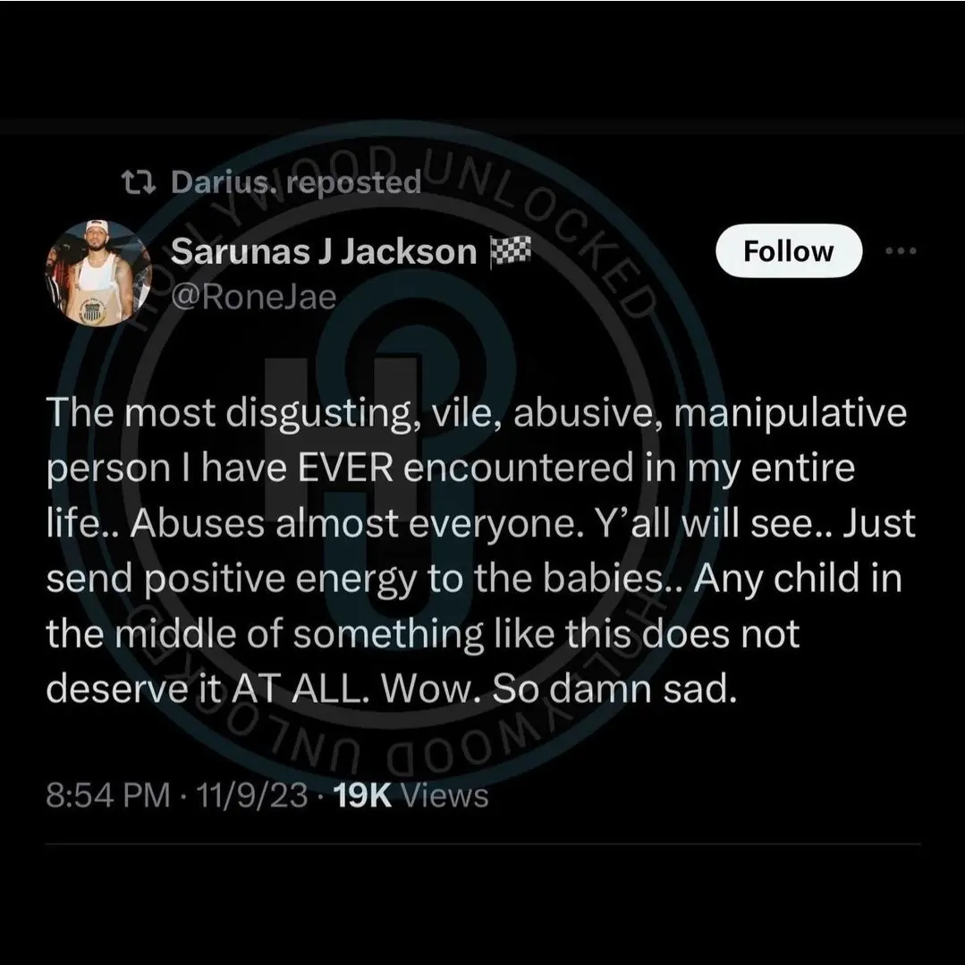Keke Palmer?s mother slams Sarunas Jackson; says he admitted to her his brother Darius was abusive (video)