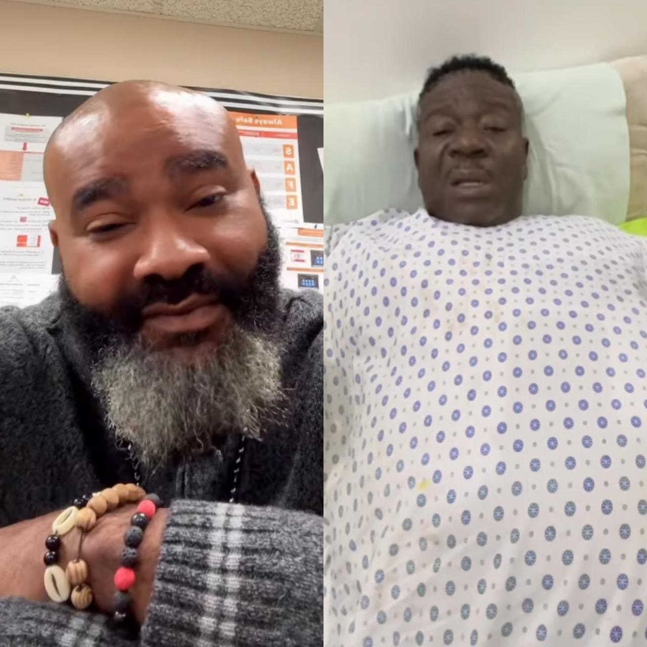 “Bros, you are committing incest” Prince Eke tells Mr. Ibu amid allegations the ailing actor had an affair with his adopted daughter Jasmine Chioma Okafor