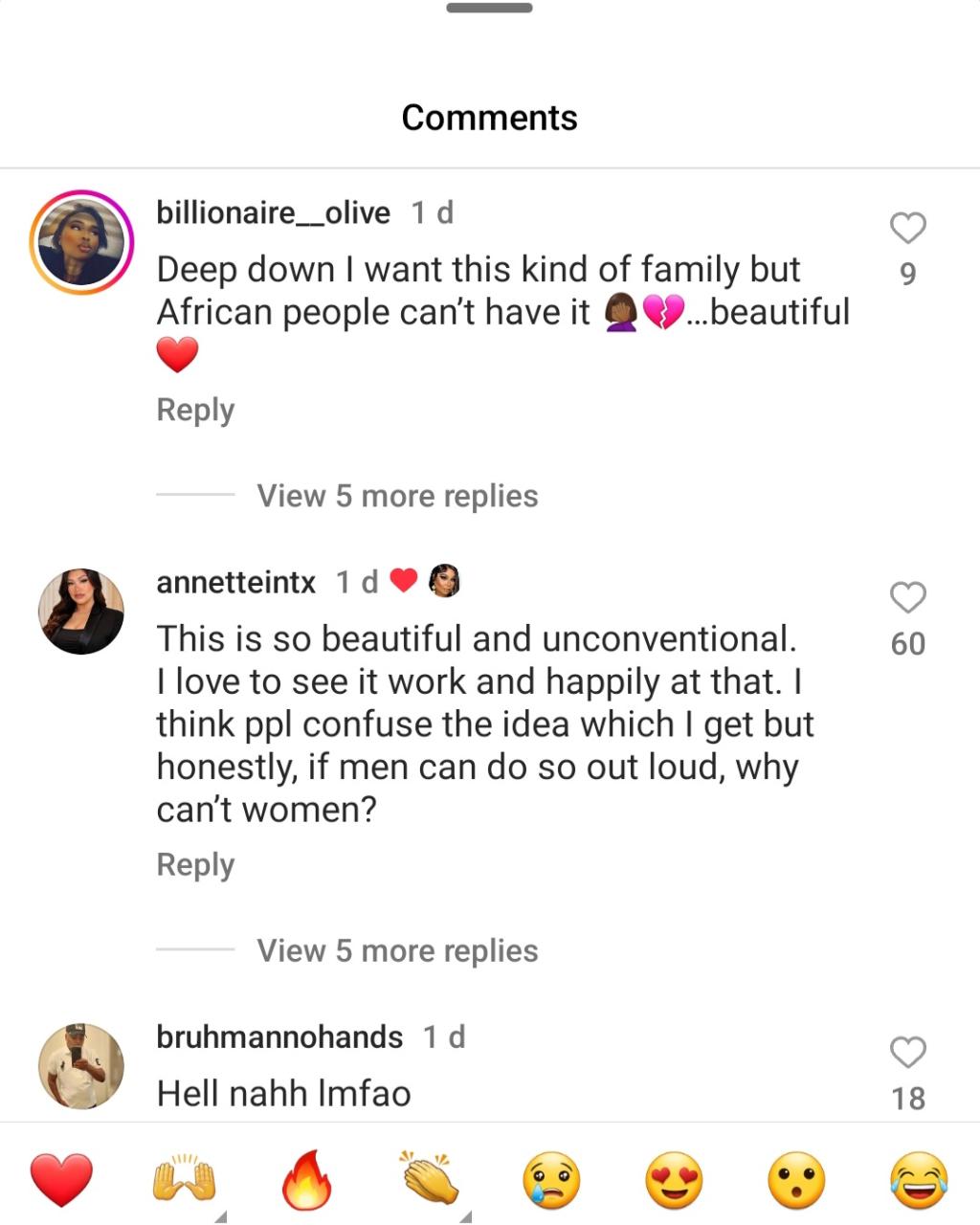 Woman in polyandrous relationship shows off her two husbands and their kids