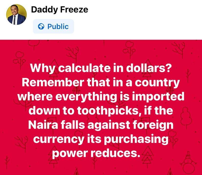 Is a house in Nigeria really an investment? - Daddy Freeze asks