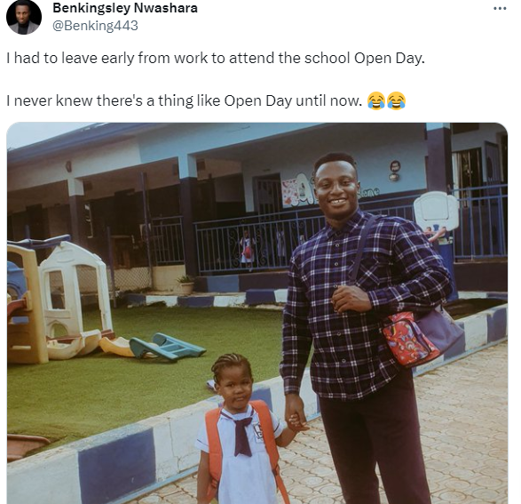 Young man who found a baby girl dumped by the road side in Enugu in June 2022, shares new heartwarming photo of him and the girl