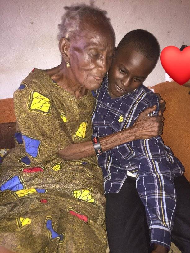 Emotional moment Bethel Baptist School pupil reunited with his great-grandmother after 800 days  in captivity