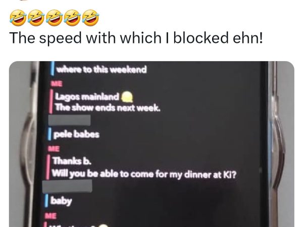 Woman shares chat that made her block her close male friend