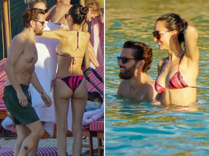 Socialite Scott Disick hits the beach with ex Chloe Bartoli 17 years after dating
