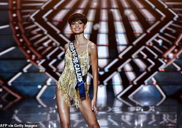 Miss France beauty pageant embroiled in row after judges are accused of going ‘woke’ by crowning contestant with pixie cut as winner for first time in history