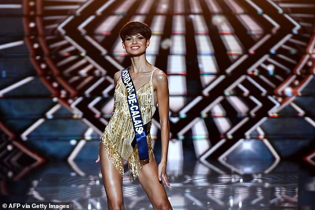 Miss France beauty pageant embroiled in row after judges are accused of going ‘woke’ by crowning contestant with pixie cut as winner for first time in history