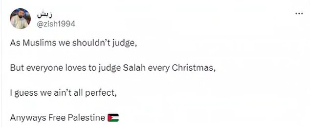 Liverpool star, Mohamed Salah faces backlash from Muslim fans after posting a photo of a Christmas tree