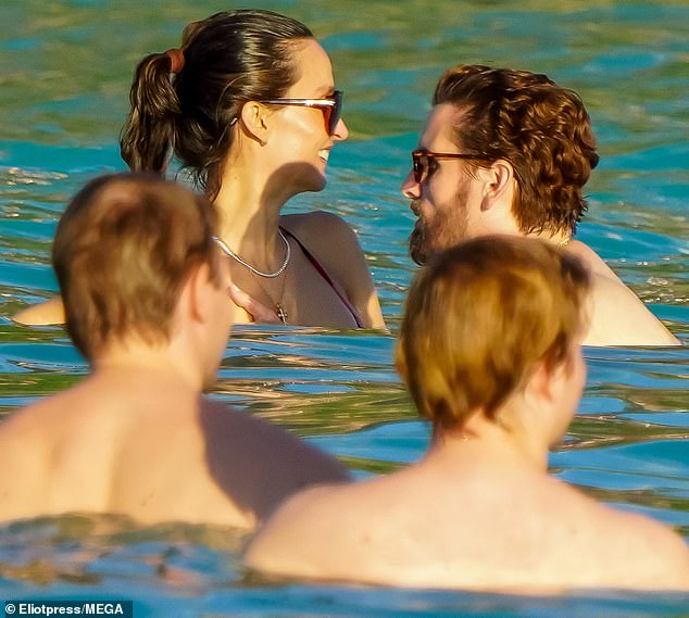 Socialite Scott Disick hits the beach with ex Chloe Bartoli 17 years after dating