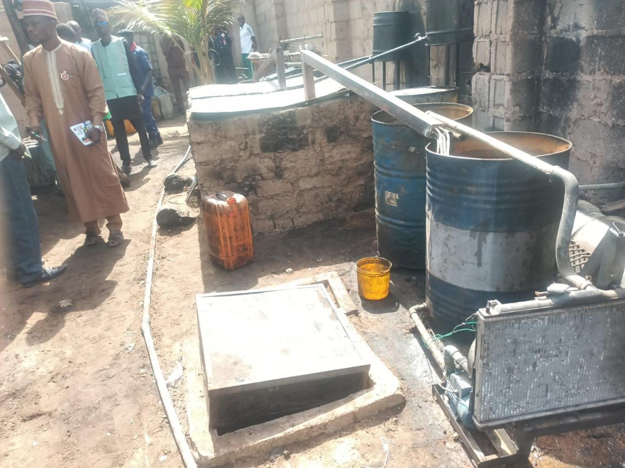 NSCDC uncovers illegal refinery in Gombe