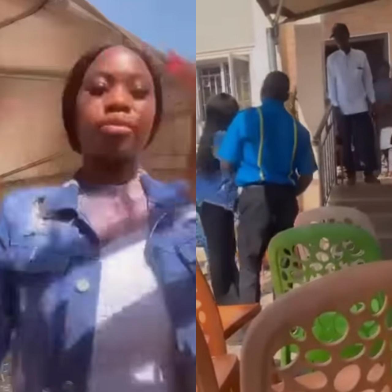 Student of National Open University Nigeria denied access into exam hall over “indecent dressing” (video)